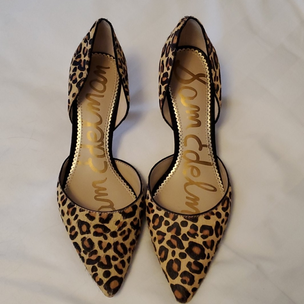 Sam Edelman leopard print pump